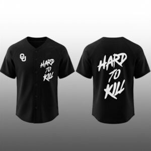 1 2026 Oklahoma Football Hard To Kill Jersey