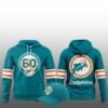 2026 Miami Dolphins 60th Anniversary Celebration Shirt 3 9 2026 Miami Dolphins 60th Anniversary Celebration Hoodie