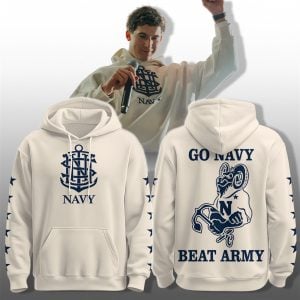 1 2025 Navy Midshipmen Go Navy Beat Army Hoodie