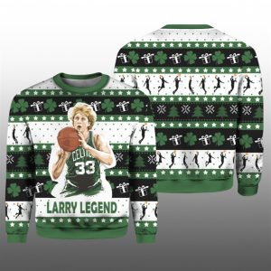 2025 Larry Bird Basketball Christmas Ugly Sweater 1 1