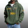 ASU EST 1901 Half Quarter Zip Waffle Hoodie 1