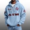 ATM EST 1894 Half Quarter Zip Waffle Hoodie 4