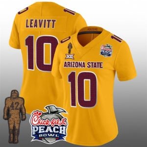 2025 Arizona State Chick fil A Peach Bowl LEAVITT Jersey 1 1