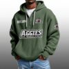 Aggies New Mexico State EST 1894 Half Quarter Zip Waffle Hoodie 9 Aggies New Mexico State EST 1894 Half Quarter Zip Waffle Hoodie 5