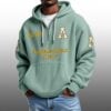 Appalachian State EST 1928 Half Quarter Zip Waffle Hoodie 1