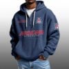 Arizona EST 1929 Half Quarter Zip Waffle Hoodie