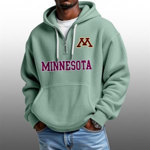 2026 Minnesota Golden Waffle Zip Hoodie 1