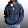 Auburn EST 1892 Half Quarter Zip Waffle Hoodie