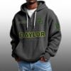 Baylor EST 1899 Half Quarter Zip Waffle Hoodie 4