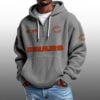 Bears EST 1920 Half Quarter Zip Waffle Hoodie 1