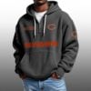 Bears EST 1920 Half Quarter Zip Waffle Hoodie 4