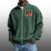 Bengals EST 1967 Quarter Zip Waffle Sweatshirt 6 Bengals EST 1967 Quarter Zip Waffe Sweatshirt 2