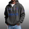 Bills EST 1959 Half Quarter Zip Waffle Hoodie 2