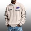 Bills EST 1959 Quarter Zip Waffe Sweatshirt 3