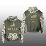 Bills Salute To Service Arctic Camo 2025 Hoodie