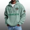Bobcats EST 1894 Half Quarter Zip Waffle Hoodie