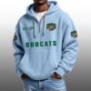 Bobcats EST 1894 Half Quarter Zip Waffle Hoodie 2