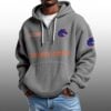 Boise State EST 1939 Half Quarter Zip Waffle Hoodie 1