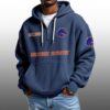 Boise State EST 1939 Half Quarter Zip Waffle Hoodie 9 Boise State EST 1939 Half Quarter Zip Waffle Hoodie
