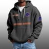 Boise State EST 1939 Half Quarter Zip Waffle Hoodie 6 Boise State EST 1939 Half Quarter Zip Waffle Hoodie 2