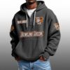 Bowling Green EST 1919 Half Quarter Zip Waffle Hoodie 4
