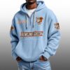 Bowling Green EST 1919 Half Quarter Zip Waffle Hoodie 5
