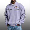 Broncos EST 1959 Quarter Zip Waffle Sweatshirt 9 Broncos EST 1959 Quarter Zip Waffe Sweatshirt