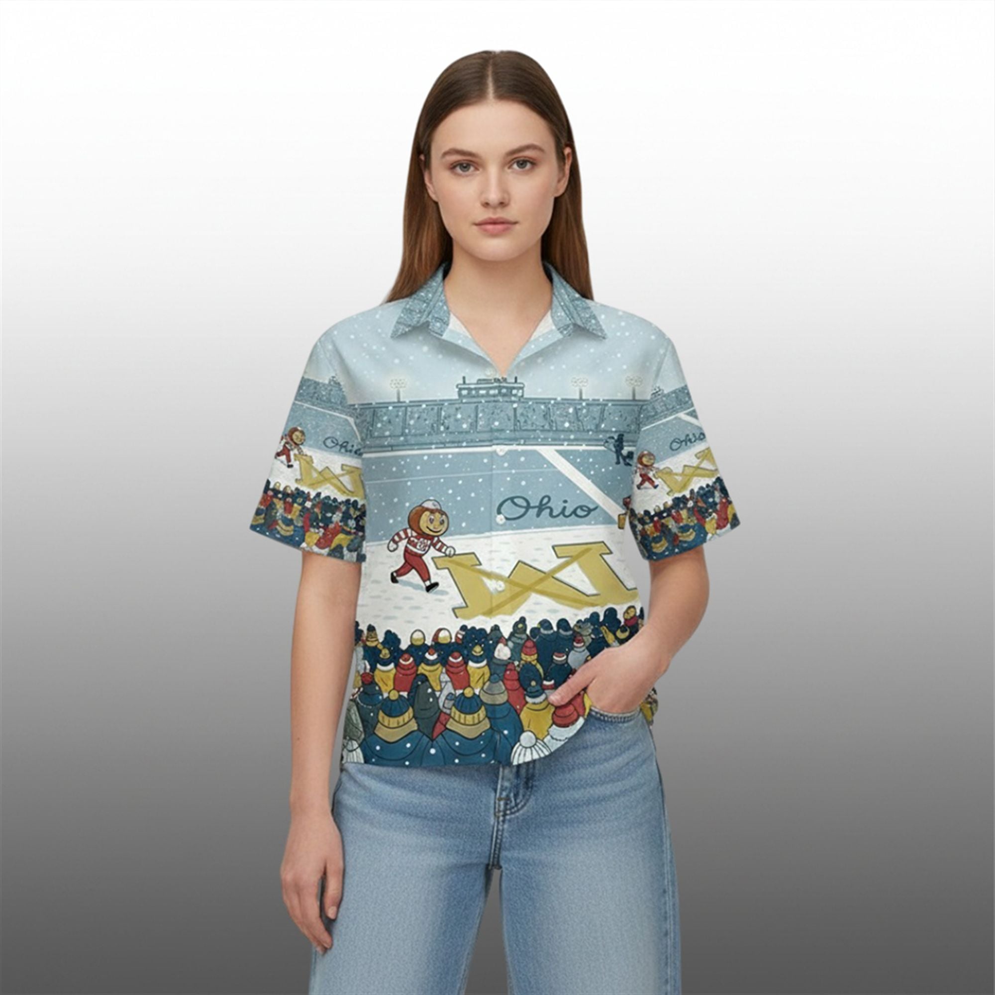 Brutus Buckeye Ohio Snow Michigan Rivalry Hawaiian Shirt 4 Brutus Buckeye Ohio Snow Michigan Rivalry Hawaiian Shirt 4