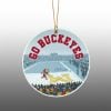 Brutus Go Buckeyes Snow Erase The M Ornament 6 Brutus Go Buckeyes Snow Erase The M Ornament 1 1