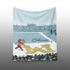Brutus Ohio State Snow Erase The M Rivalry Blanket 1