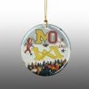 Brutus Ohio Vs Michigan Snow Erase The M Ornament 1 1