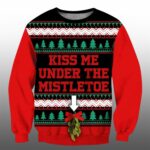 Cam Newton Kiss Me Under The Mistletoe Christmas Ugly Sweater
