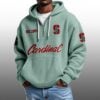 Cardinal EST 1891 Half Quarter Zip Waffle Hoodie 2