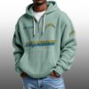 Chargers EST 1959 Half Quarter Zip Waffle Hoodie 2