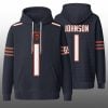 Chicago Bears Johnson 1 Waffle Hoodie 1 1