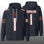 Chicago Bears Johnson 1 Waffle Hoodie