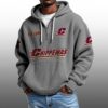 Chippewas EST 1896 Half Quarter Zip Waffle Hoodie 1