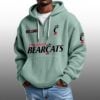 Cincinnati Bearcats EST 1885 Half Quarter Zip Waffle Hoodie 1