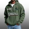 Coastal Carolina Chanticleers EST 2003 Half Quarter Zip Waffle Hoodie 1