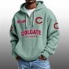 Colgate Raiders EST 1896 Half Quarter Zip Waffle Hoodie 1