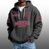 Colgate Raiders EST 1896 Half Quarter Zip Waffle Hoodie