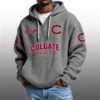 Colgate Raiders EST 1896 Half Quarter Zip Waffle Hoodie 4