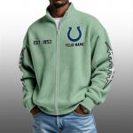 Colts EST 1953 Quarter Zip Waffle Sweatshirt