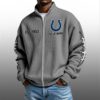 Colts EST 1953 Quarter Zip Waffe Sweatshirt 3