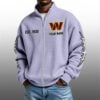 Commanders EST 1932 Quarter Zip Waffe Sweatshirt 1