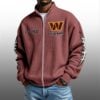 Commanders EST 1932 Quarter Zip Waffe Sweatshirt 4
