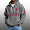 Cougars EST 1894 Half Quarter Zip Waffle Hoodie 1