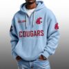 Cougars EST 1894 Half Quarter Zip Waffle Hoodie 7 Cougars EST 1894 Half Quarter Zip Waffle Hoodie 4