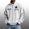 Cowboys EST 1960 Quarter Zip Waffle Sweatshirt 9 Cowboys EST 1960 Quarter Zip Waffe Sweatshirt 9