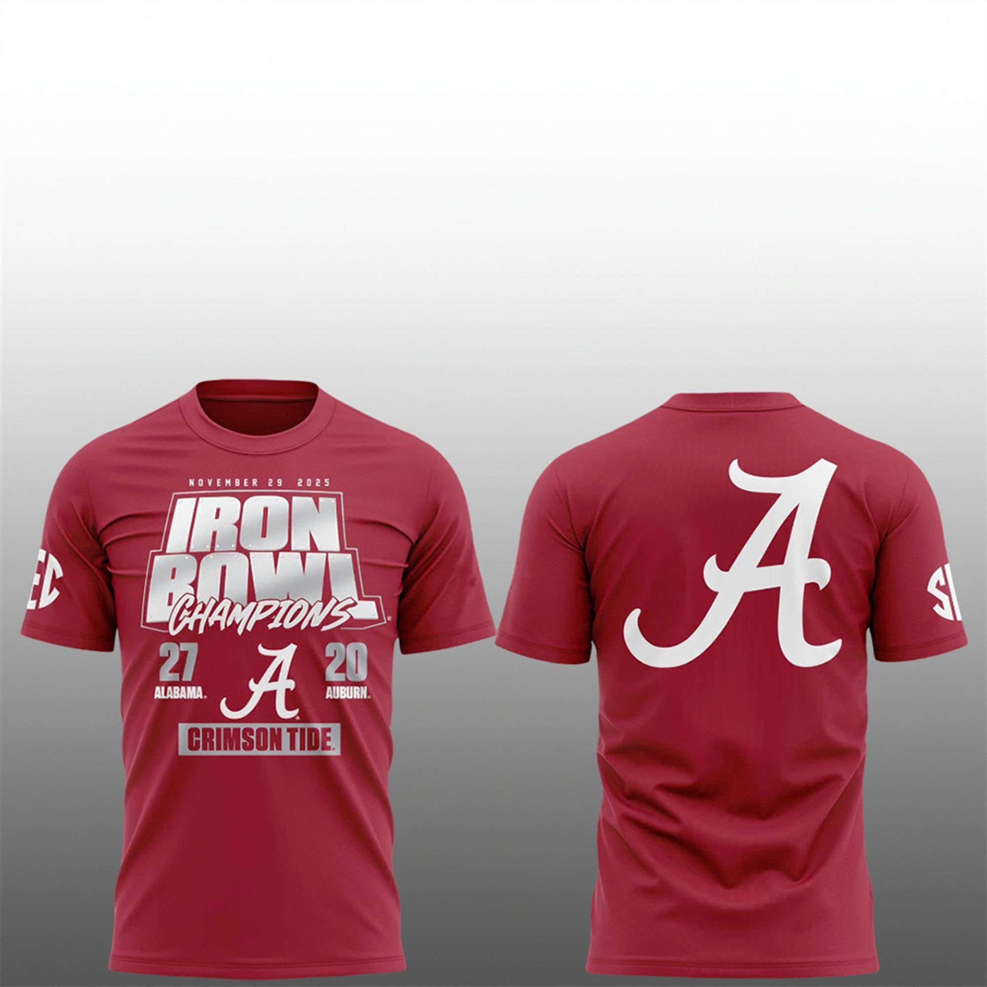 Crimson Tide 2025 Iron Bowl Champions Shirt 1 Crimson Tide 2025 Iron Bowl Champions Shirt 1